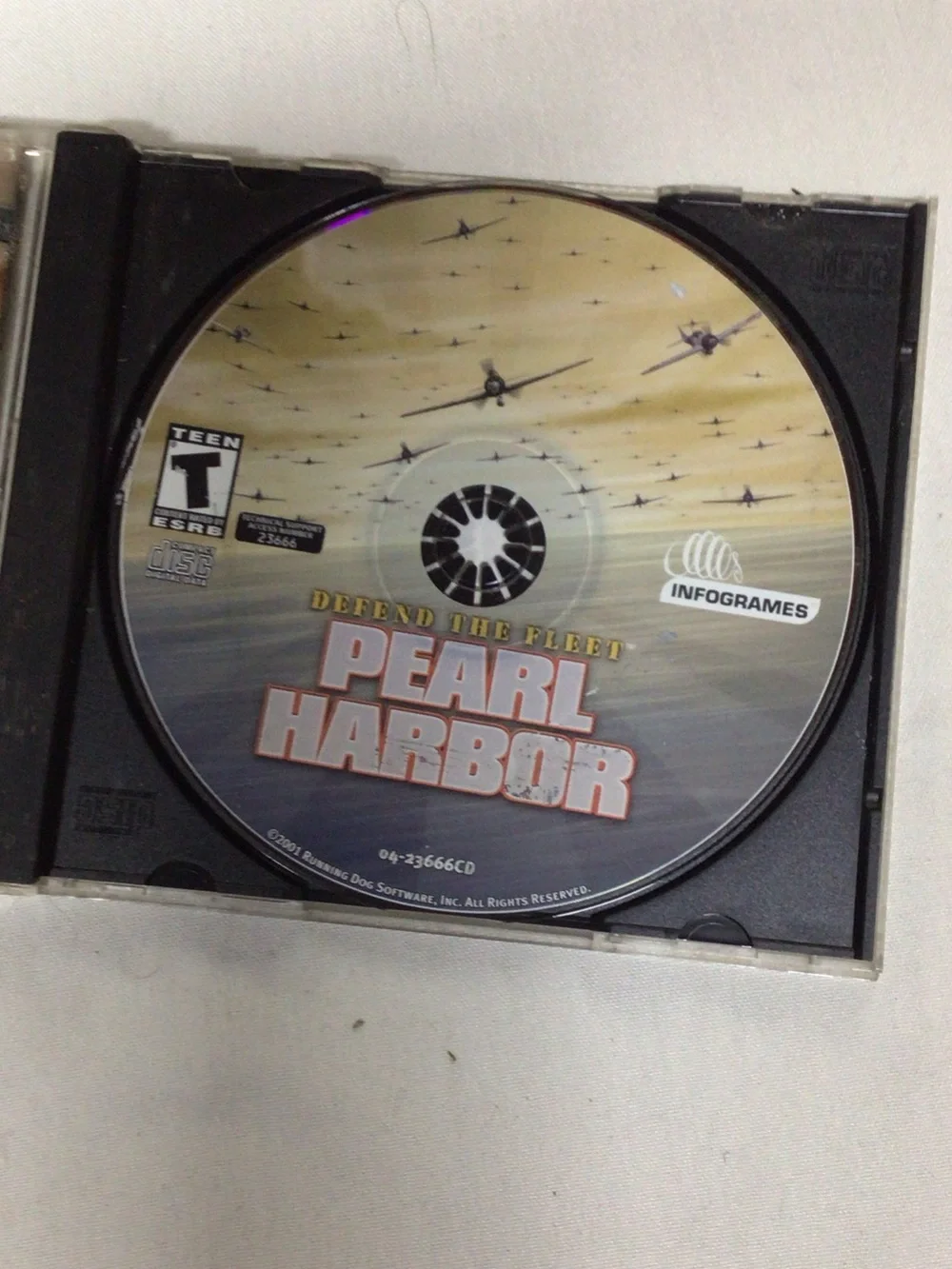 Marine Sharpshooter PC Game Disc - Black. Vintage  games